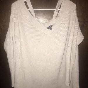 Off Shoulder Off white Sweater